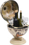 vidaXL - Globebar - tafelmodel - eucalyptushout - wit
