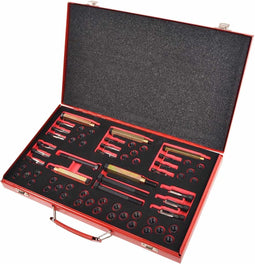 vidaXL Gloeibougie draad reparatie set M8 M9 M10 M12 63-delig