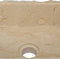 vidaXL - Gootsteen - 30x30x13 - cm - marmer - crèmekleurig