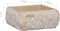 vidaXL - Gootsteen - 30x30x13 - cm - marmer - zwart