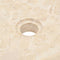 vidaXL - Gootsteen - 40x12 - cm - marmer - crème