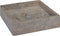 vidaXL - Gootsteen - 40x40x10 - cm - marmer - grijs