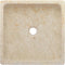 vidaXL - Gootsteen - 40x40x10 - cm - marmer - grijs
