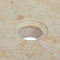 vidaXL - Gootsteen - 40x40x10 - cm - marmer - grijs