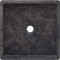 vidaXL - Gootsteen - 40x40x10 - cm - marmer - zwart
