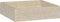 vidaXL - Gootsteen - 40x40x10 - cm - marmer - zwart