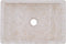 vidaXL - Gootsteen - 45x30x12 - cm - marmer - hoogglans - crèmekleurig