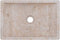 vidaXL - Gootsteen - 45x30x12 - cm - marmer - hoogglans - crèmekleurig