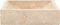vidaXL - Gootsteen - 45x30x12 - cm - marmer - hoogglans - crèmekleurig