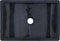 vidaXL - Gootsteen - 45x30x12 - cm - marmer - hoogglans - zwart