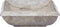 vidaXL - Gootsteen - 50x35x10 - cm - marmer - grijs