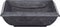 vidaXL - Gootsteen - 50x35x10 - cm - marmer - zwart