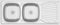 vidaXL - Gootsteen - dubbele - bakken - 1200x500x155 - mm - roestvrij - staal - zilver