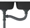 vidaXL - Gootsteen - dubbele - bakken - 1200x500x155 - mm - roestvrij - staal - zilver
