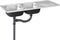 vidaXL - Gootsteen - dubbele - bakken - 1200x500x155 - mm - roestvrij - staal - zilver