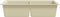 vidaXL - Gootsteen - dubbele - bakken - graniet - beige