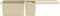 vidaXL - Gootsteen - dubbele - bakken - graniet - beige