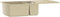vidaXL - Gootsteen - dubbele - bakken - graniet - beige