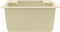 vidaXL - Gootsteen - dubbele - bakken - met - overloopgat - graniet - beige