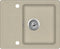 vidaXL - Gootsteen - enkele - bak - graniet - beige
