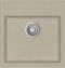 vidaXL - Gootsteen - enkele - bak - graniet - beige