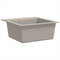 vidaXL - Gootsteen - enkele - bak - graniet - beige