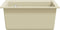 vidaXL - Gootsteen - enkele - bak - graniet - beige