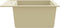 vidaXL - Gootsteen - enkele - bak - graniet - beige
