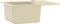vidaXL - Gootsteen - enkele - bak - graniet - beige