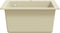 vidaXL - Gootsteen - enkele - bak - graniet - beige