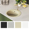 vidaXL - Gootsteen - enkele - bak - rond - graniet - beige