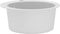 vidaXL - Gootsteen - enkele - bak - rond - graniet - wit