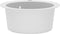 vidaXL - Gootsteen - enkele - bak - rond - graniet - wit