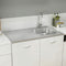 vidaXL - Gootsteen - met - afvoerset - 1000x600x155 - mm - roestvrij - staal - zilver