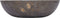 vidaXL - Gootsteen - Ø40x12 - cm - marmer - grijs