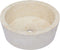 vidaXL - Gootsteen - Ø40x15 - cm - marmer - crèmekleurig