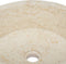 vidaXL - Gootsteen - Ø40x15 - cm - marmer - grijs