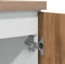 vidaXL - Gootsteenkast - 80x46x81,5 - cm - bewerkt - hout - artisanaal - eikenkleur
