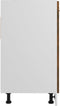 vidaXL - Gootsteenkast - 80x46x81,5 - cm - bewerkt - hout - gerookt - eikenkleur