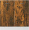 vidaXL - Gootsteenkast - 80x46x81,5 - cm - bewerkt - hout - gerookt - eikenkleur