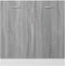 vidaXL - Gootsteenkast - 80x46x81,5 - cm - bewerkt - hout - grijs - sonoma - eiken