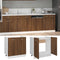 vidaXL - Gootsteenkast - 80x46x81,5 - cm - bewerkt - hout - bruineikenkleurig