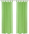 vidaXL - Gordijn - Appelgroen - 140x175 - cm - (2 - stuks)