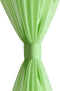 vidaXL - Gordijn - Appelgroen - 140x175 - cm - (2 - stuks)