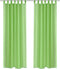 vidaXL - Gordijn - Appelgroen - 140x225 - cm - (2 - stuks)