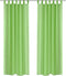 vidaXL - Gordijn - Appelgroen - 140x225 - cm - (2 - stuks)