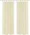 vidaXL - Gordijn - Crème - 140x245 - cm - (2 - stuks)