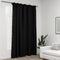 vidaXL - Gordijn - linnen-look - verduisterend - haken - 290x245 - cm - antraciet