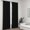 vidaXL - Gordijn - linnen-look - verduisterend - haken - 290x245 - cm - antraciet