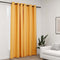 vidaXL - Gordijn - linnen-look - verduisterend - met - ogen - 290x245 - cm - geel
